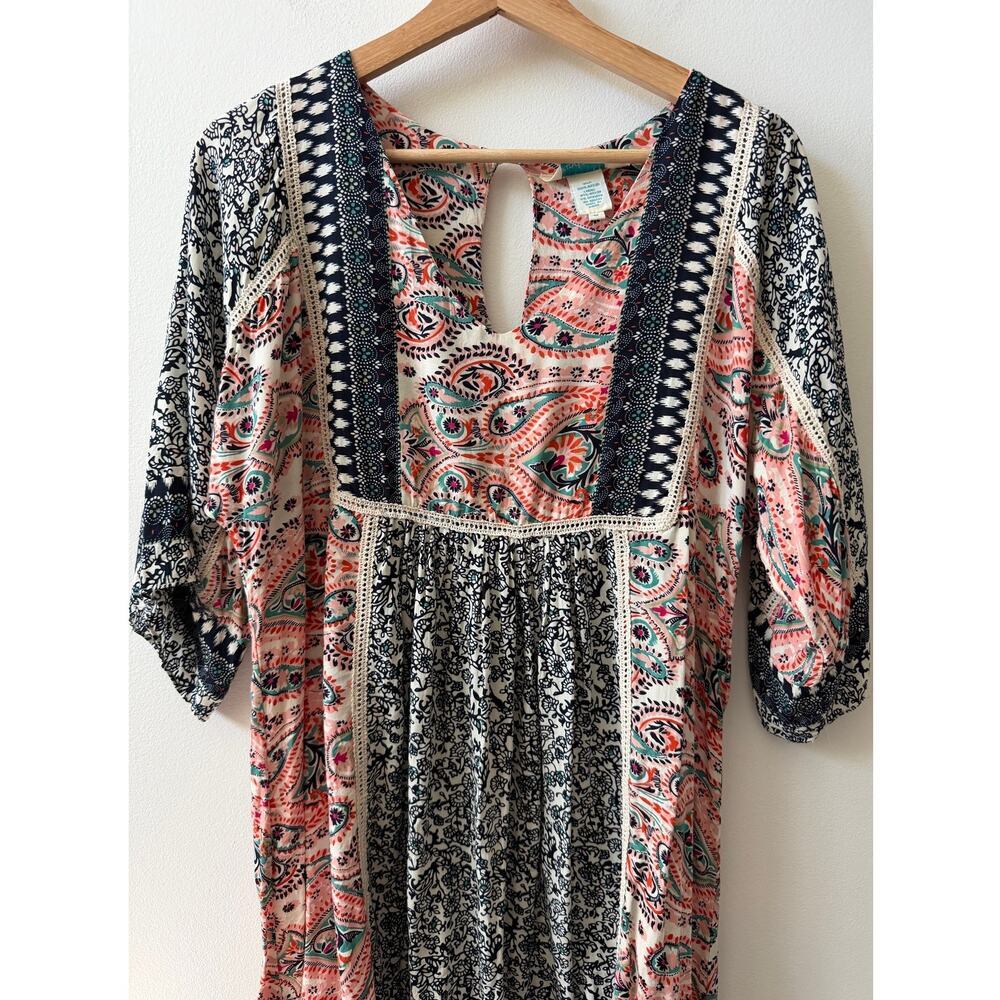 Sundance Everyday Dream Paisley boho dress women's size M - Picture 3 of 6